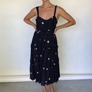 Free People MIDI Floral Dress